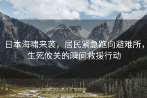日本海嘯來襲，居民緊急跑向避難所，生死攸關(guān)的瞬間救援行動