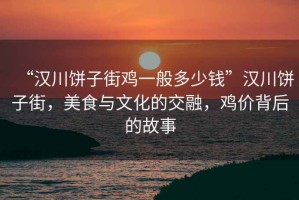 “漢川餅子街雞一般多少錢”漢川餅子街，美食與文化的交融，雞價背后的故事