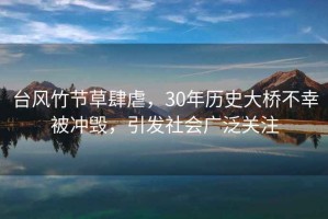 臺風(fēng)竹節(jié)草肆虐，30年歷史大橋不幸被沖毀，引發(fā)社會廣泛關(guān)注
