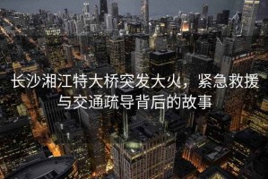 長沙湘江特大橋突發(fā)大火，緊急救援與交通疏導(dǎo)背后的故事