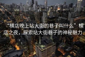 “橫店晚上站大街的巷子叫什么”橫店之夜，探索站大街巷子的神秘魅力