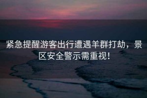 緊急提醒游客出行遭遇羊群打劫，景區(qū)安全警示需重視！