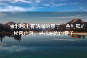 “金利哪里有站崗的巷子”金利鎮(zhèn)的秘密角落，尋找站崗的巷子