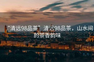 “清遠(yuǎn)98品茶”清遠(yuǎn)98品茶，山水間的茶香韻味