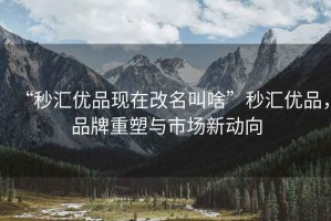 “秒?yún)R優(yōu)品現(xiàn)在改名叫啥”秒?yún)R優(yōu)品，品牌重塑與市場新動向