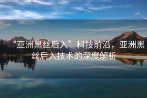 “亞洲黑絲后入”科技前沿，亞洲黑絲后入技術(shù)的深度解析