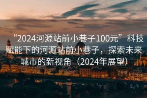 “2024河源站前小巷子100元”科技賦能下的河源站前小巷子，探索未來城市的新視角（2024年展望）