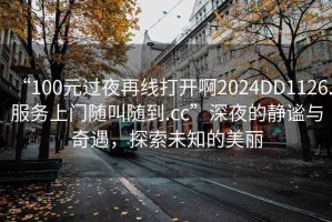 “100元過夜再線打開啊2024DD1126.服務(wù)上門隨叫隨到.cc”深夜的靜謐與奇遇，探索未知的美麗