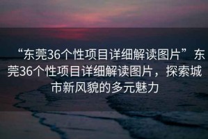 “東莞36個性項目詳細解讀圖片”東莞36個性項目詳細解讀圖片，探索城市新風(fēng)貌的多元魅力
