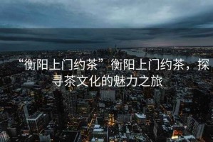 “衡陽上門約茶”衡陽上門約茶，探尋茶文化的魅力之旅