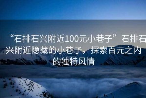 “石排石興附近100元小巷子”石排石興附近隱藏的小巷子，探索百元之內(nèi)的獨特風(fēng)情