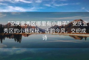 “安慶宜秀區(qū)哪里有小巷子”安慶宜秀區(qū)的小巷探秘，古韻今風，交織成詩