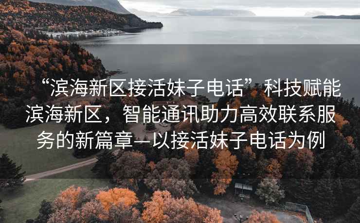 “濱海新區(qū)接活妹子電話”科技賦能濱海新區(qū)，智能通訊助力高效聯(lián)系服務(wù)的新篇章—以接活妹子電話為例