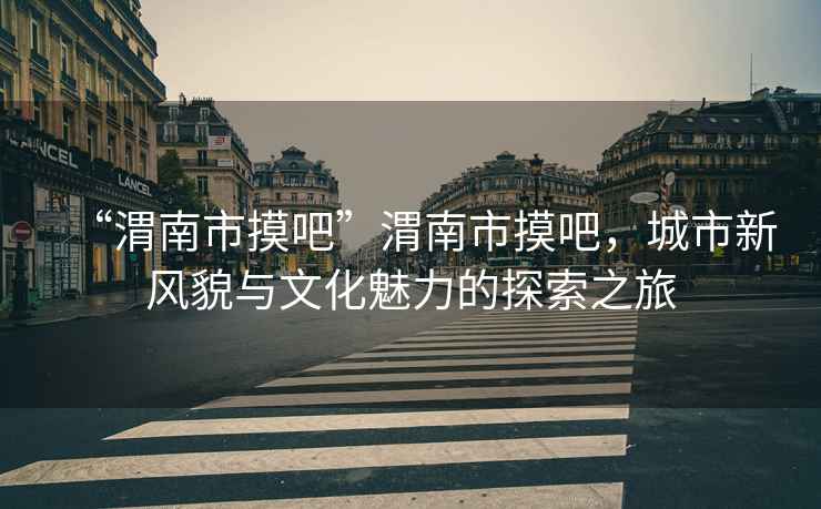 “渭南市摸吧”渭南市摸吧，城市新風(fēng)貌與文化魅力的探索之旅