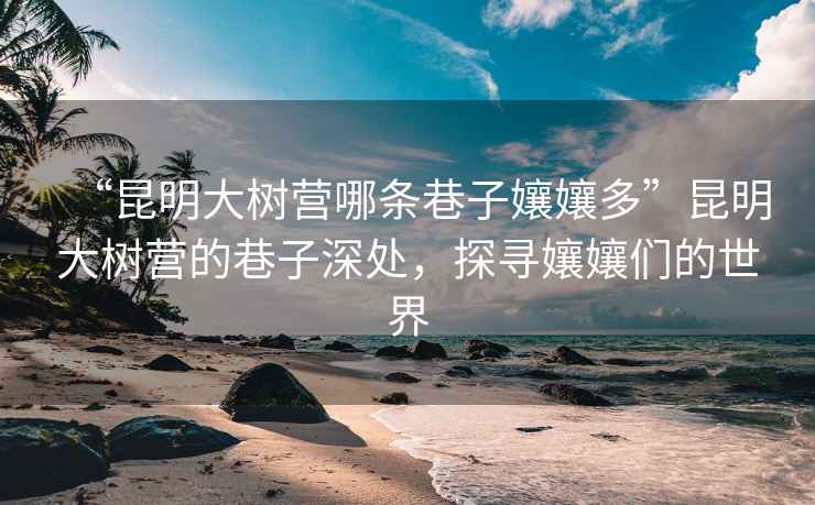 “昆明大樹營哪條巷子?jì)鷭唷崩ッ鞔髽錉I的巷子深處，探尋孃孃們的世界