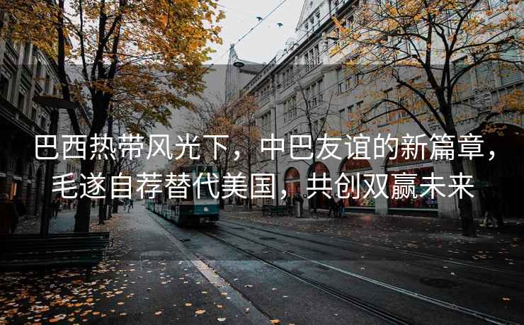 巴西熱帶風(fēng)光下，中巴友誼的新篇章，毛遂自薦替代美國，共創(chuàng)雙贏未來