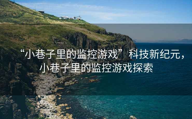 “小巷子里的監(jiān)控游戲”科技新紀(jì)元，小巷子里的監(jiān)控游戲探索