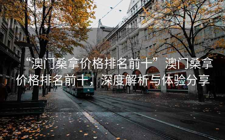 “澳門桑拿價格排名前十”澳門桑拿價格排名前十，深度解析與體驗分享