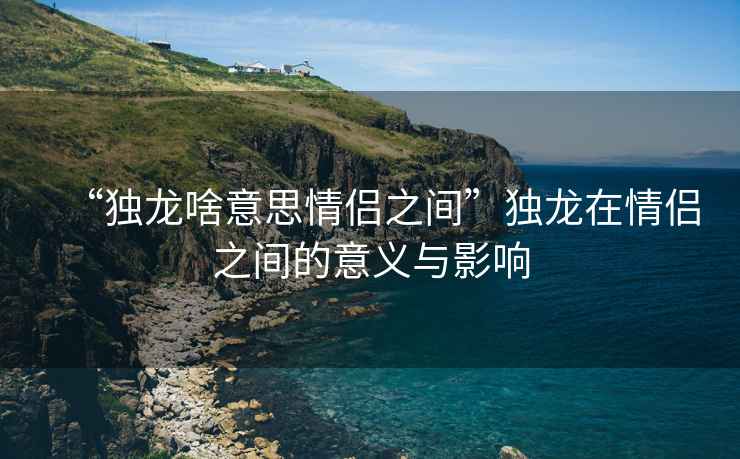 “獨(dú)龍啥意思情侶之間”獨(dú)龍?jiān)谇閭H之間的意義與影響