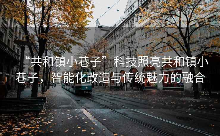 “共和鎮(zhèn)小巷子”科技照亮共和鎮(zhèn)小巷子，智能化改造與傳統(tǒng)魅力的融合