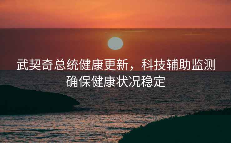 武契奇總統(tǒng)健康更新，科技輔助監(jiān)測確保健康狀況穩(wěn)定