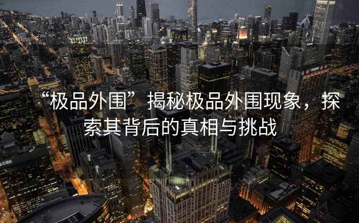 “極品外圍”揭秘極品外圍現(xiàn)象，探索其背后的真相與挑戰(zhàn)