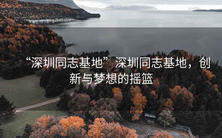 “深圳同志基地”深圳同志基地，創(chuàng)新與夢想的搖籃