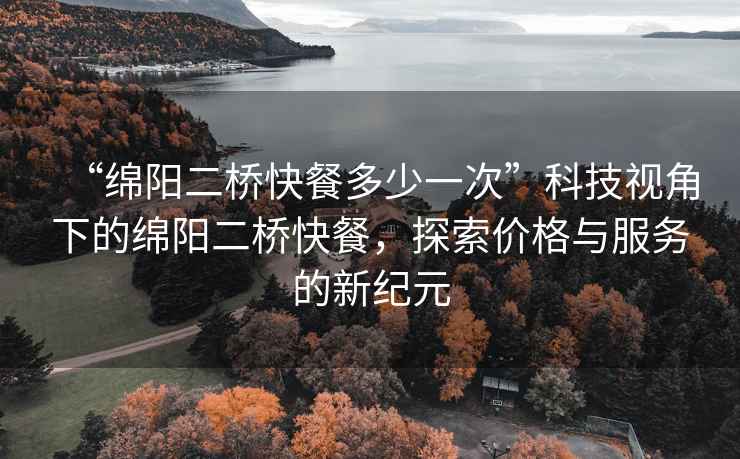 “綿陽二橋快餐多少一次”科技視角下的綿陽二橋快餐，探索價格與服務的新紀元