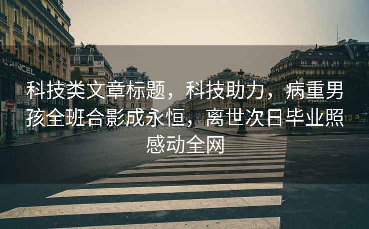 科技類文章標(biāo)題，科技助力，病重男孩全班合影成永恒，離世次日畢業(yè)照感動(dòng)全網(wǎng)