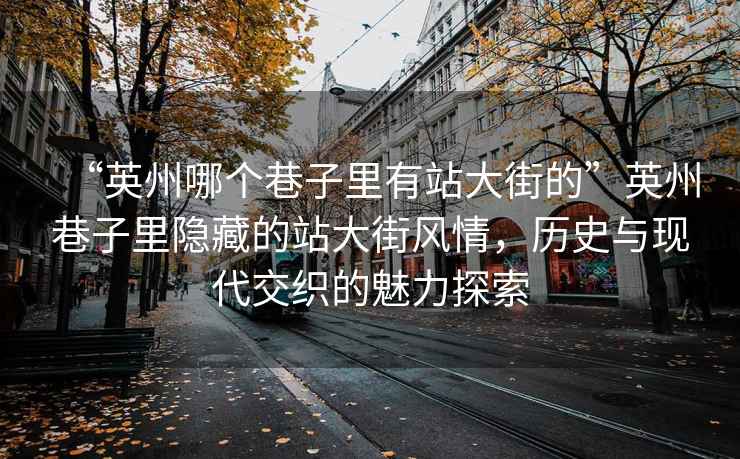 “英州哪個(gè)巷子里有站大街的”英州巷子里隱藏的站大街風(fēng)情，歷史與現(xiàn)代交織的魅力探索
