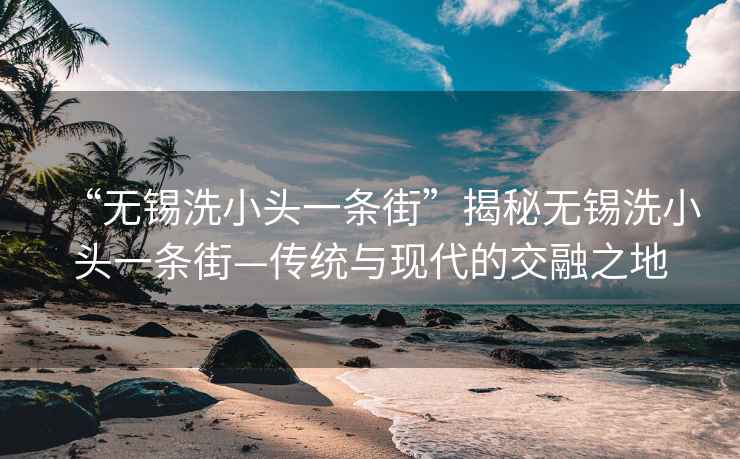 “無錫洗小頭一條街”揭秘無錫洗小頭一條街—傳統(tǒng)與現(xiàn)代的交融之地