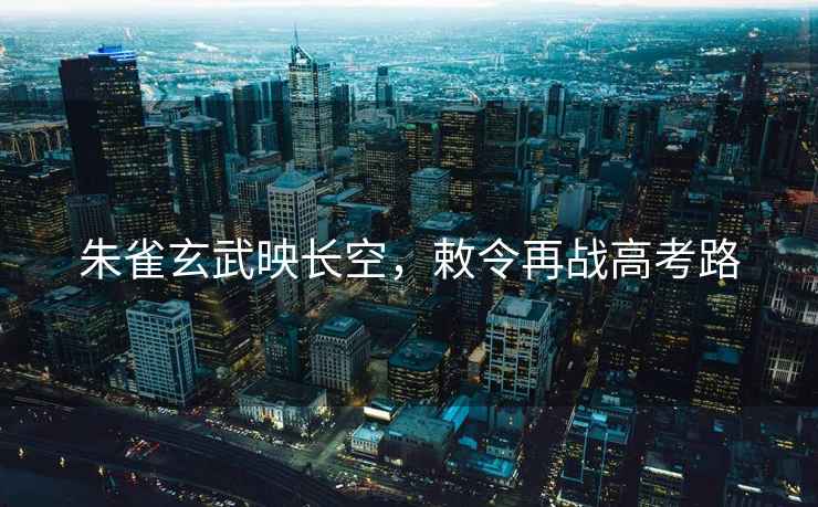 朱雀玄武映長(zhǎng)空，敕令再戰(zhàn)高考路