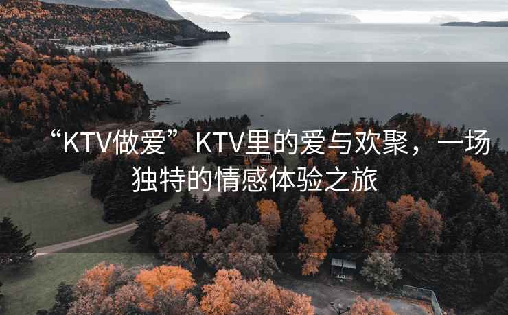 “KTV做愛”KTV里的愛與歡聚，一場(chǎng)獨(dú)特的情感體驗(yàn)之旅