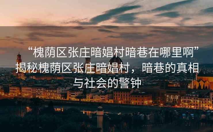“槐蔭區(qū)張莊暗娼村暗巷在哪里啊”揭秘槐蔭區(qū)張莊暗娼村，暗巷的真相與社會的警鐘