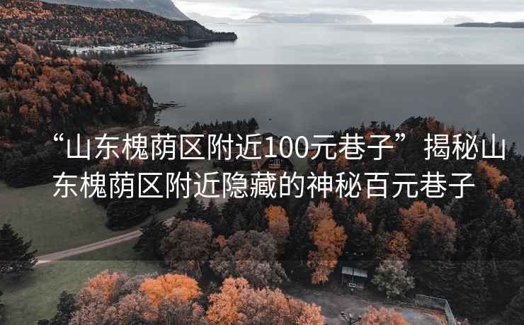 “山東槐蔭區(qū)附近100元巷子”揭秘山東槐蔭區(qū)附近隱藏的神秘百元巷子