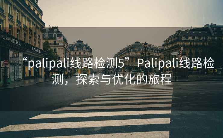 “palipali線路檢測5”Palipali線路檢測，探索與優(yōu)化的旅程