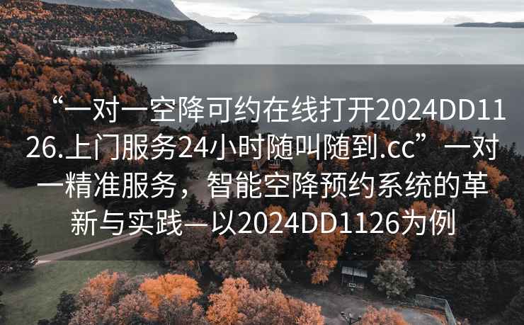 “一對一空降可約在線打開2024DD1126.上門服務(wù)24小時隨叫隨到.cc”一對一精準服務(wù)，智能空降預約系統(tǒng)的革新與實踐—以2024DD1126為例