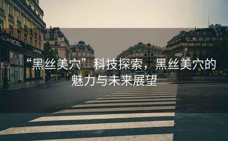 “黑絲美穴”科技探索，黑絲美穴的魅力與未來(lái)展望
