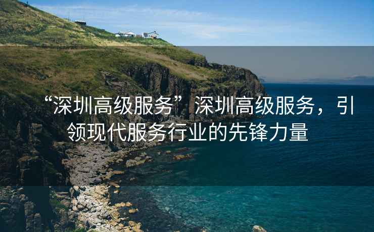 “深圳高級服務”深圳高級服務，引領現(xiàn)代服務行業(yè)的先鋒力量