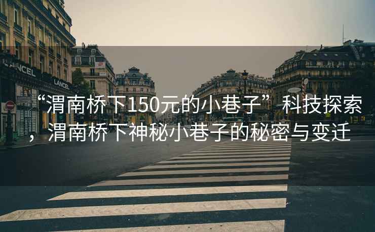 “渭南橋下150元的小巷子”科技探索，渭南橋下神秘小巷子的秘密與變遷