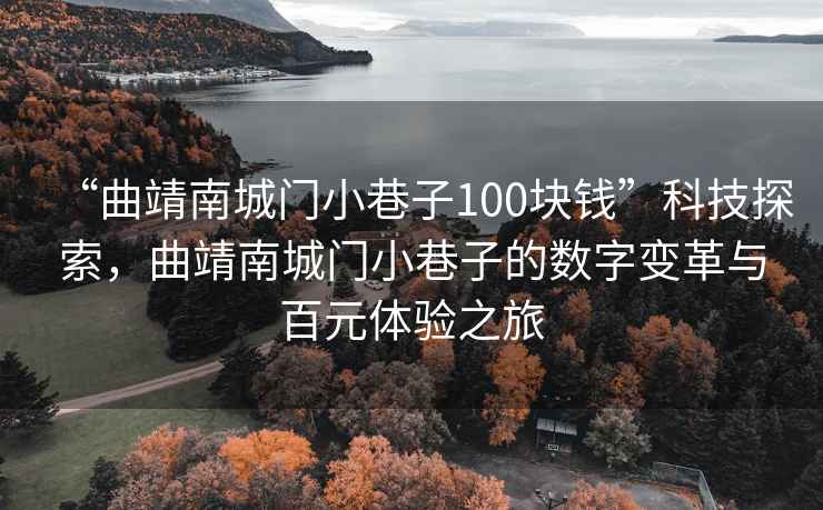 “曲靖南城門小巷子100塊錢”科技探索，曲靖南城門小巷子的數(shù)字變革與百元體驗之旅