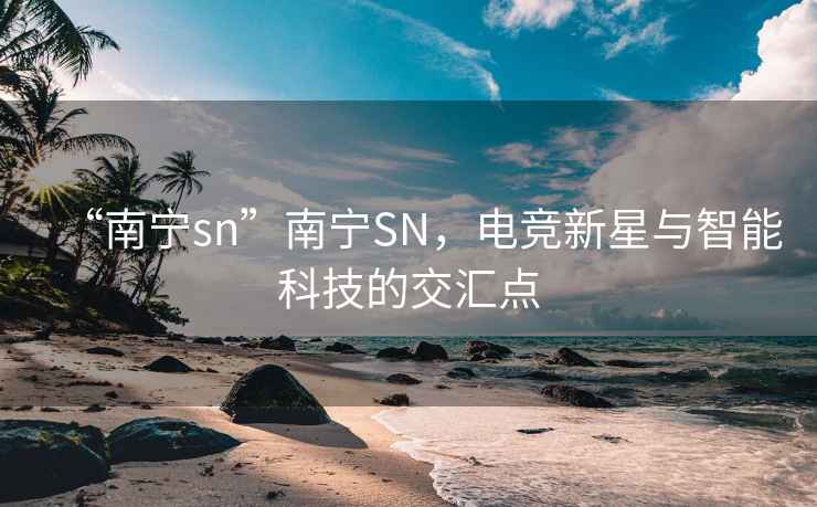 “南寧sn”南寧SN，電競新星與智能科技的交匯點