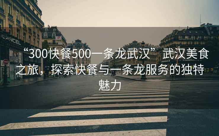 “300快餐500一條龍武漢”武漢美食之旅，探索快餐與一條龍服務(wù)的獨(dú)特魅力
