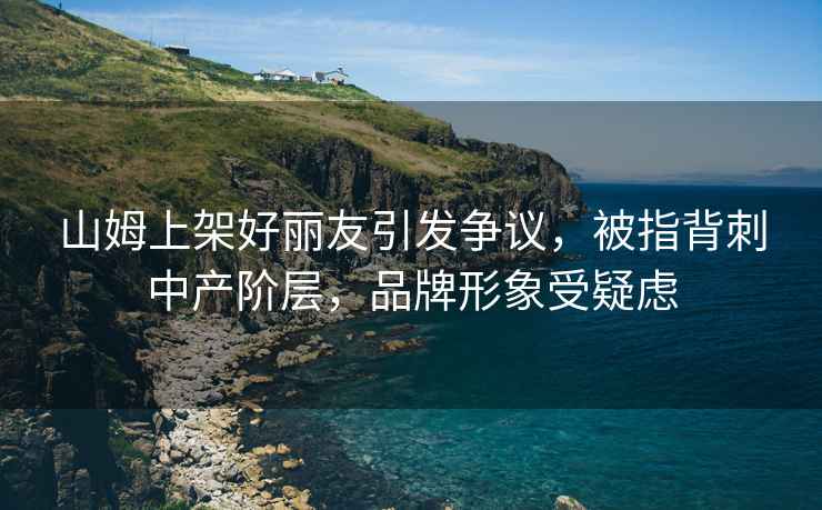 山姆上架好麗友引發(fā)爭議，被指背刺中產(chǎn)階層，品牌形象受疑慮