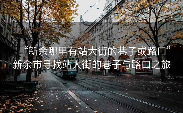 “新余哪里有站大街的巷子或路口”新余市尋找站大街的巷子與路口之旅