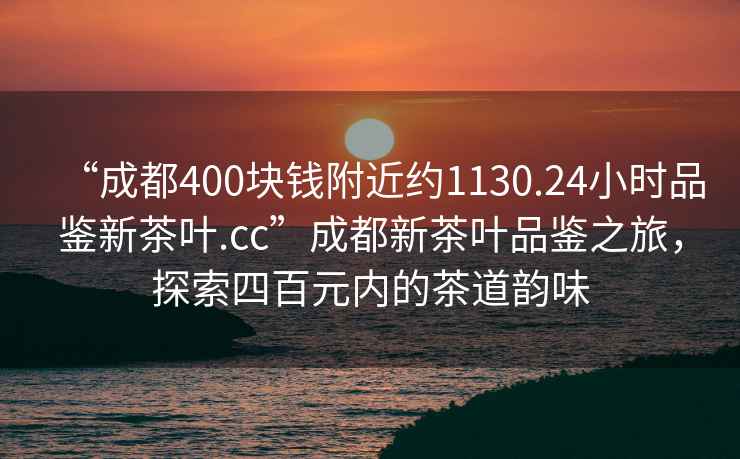 “成都400塊錢附近約1130.24小時(shí)品鑒新茶葉.cc”成都新茶葉品鑒之旅，探索四百元內(nèi)的茶道韻味