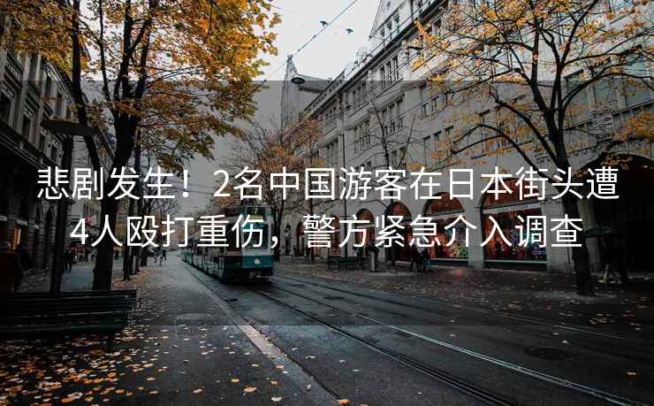 悲劇發(fā)生！2名中國游客在日本街頭遭4人毆打重傷，警方緊急介入調(diào)查