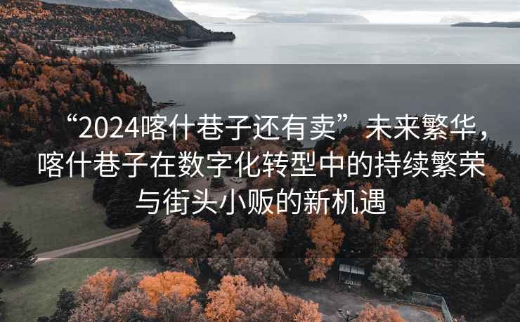 “2024喀什巷子還有賣”未來繁華，喀什巷子在數(shù)字化轉(zhuǎn)型中的持續(xù)繁榮與街頭小販的新機遇