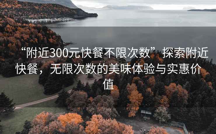 “附近300元快餐不限次數(shù)”探索附近快餐，無(wú)限次數(shù)的美味體驗(yàn)與實(shí)惠價(jià)值